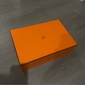 Hermès Orange Box for gifting or storage 🍊